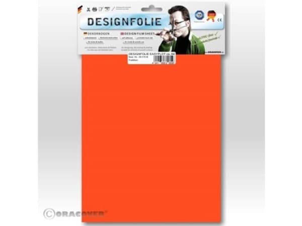 Oracover 50-064-B Designfolie Easyplot (L x B) 300 mm x 208 mm Rød, Orange