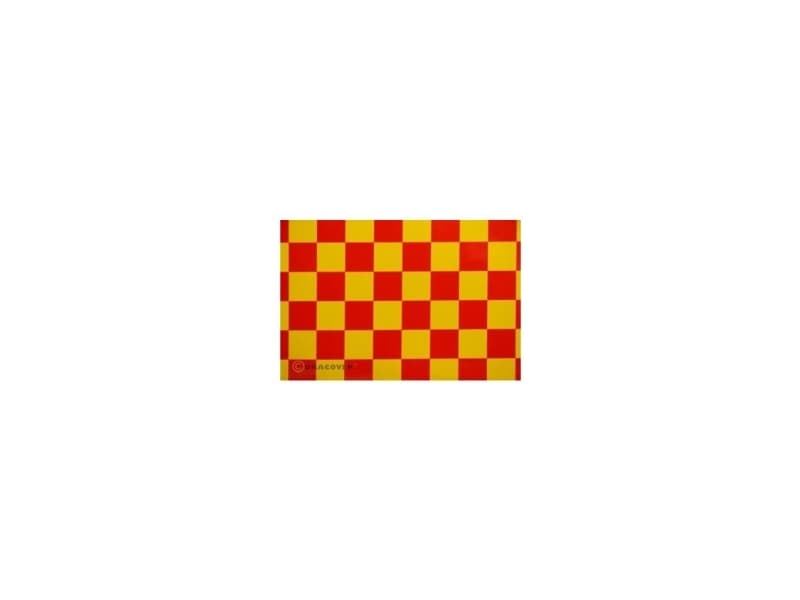 Oracover 43-033-023-010 Strygefolie Fun 3 (L x B) 10 m x 60 cm Gul, Rød