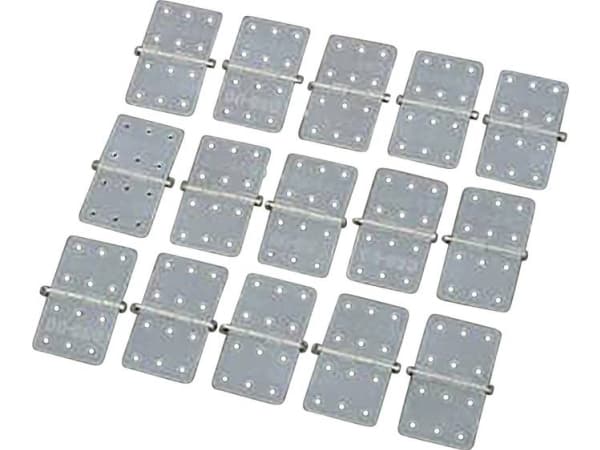 DU-BRO Hinges 11/28 Hængsel Rektangulær Polyamid (L x B) 28 mm x 11 mm 15 stk