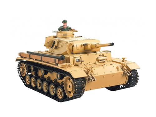 Bild av Amewi 23064, Radio-Controlled (RC) tank, Elmotor, 1:16, Färdigmonterad (RTR), Beige, 2,4 GHz