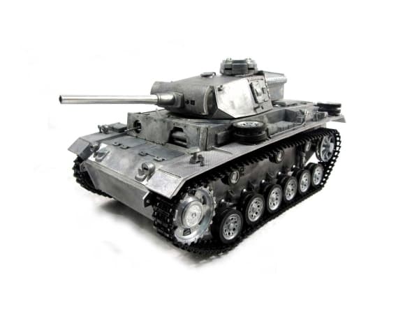 Amewi 23079, Radio-Controlled (RC) tank, Elmotor, 1:16, Färdigmonterad (RTR), Grå, Metall