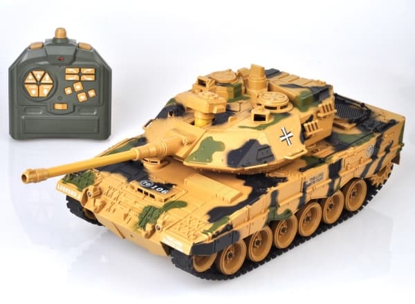 ZEGAN German Leopard 2 Fjernstyret Airsoft Tank 1:18