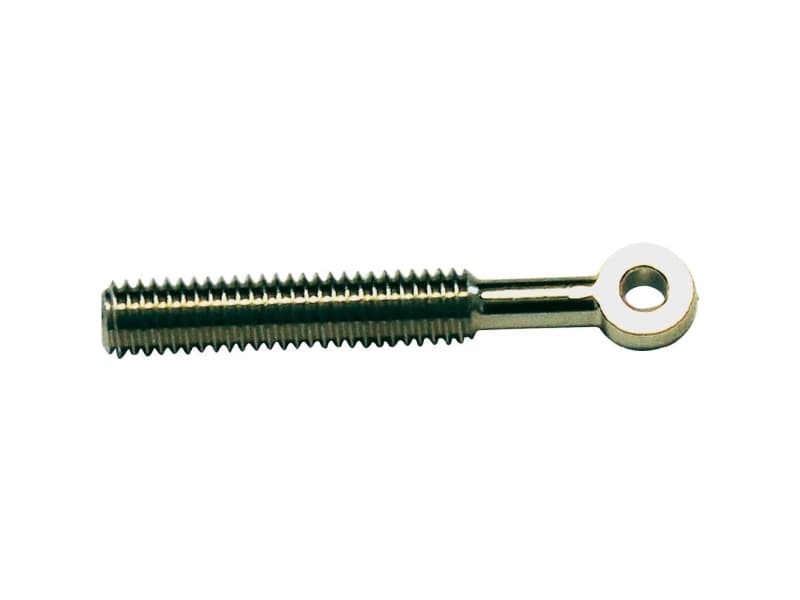 Modelcraft 10258/AS-M3 Messing Øjebolt Med udvendigt gevind M3 23 mm 4 stk