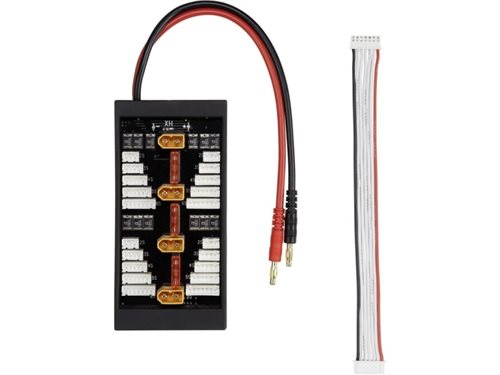 Bild av VOLTCRAFT LiPo Balancer Board Udførelse oplader: XT60-Stecksystem Udførelse batteri: Bananstik Beregnet til celler: 2 - 6