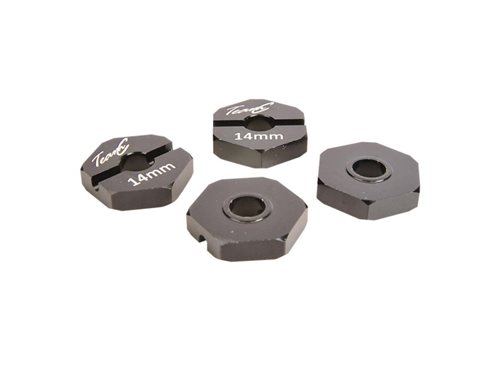 Bild av Team C TU0440B Reservedel Aluminium hjulmedbringer 14mm sort