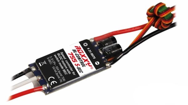 ROXXY BL-Control 755 S-BEC, BEC (Battery eliminator circuit), Svart