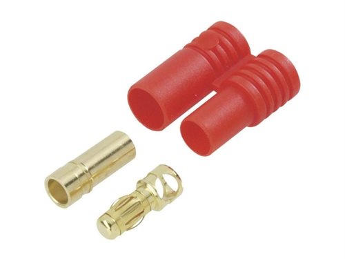 Bild av Modelcraft 71231+71234 Batteristik, Batteribøsning 3,5 mm forgyldt 1 stk