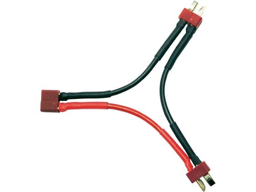 Bild av Modelcraft Batteri Adapterkabel [1x T-bøsning - 2x T-stik] 0.70 m 2.50 mm²