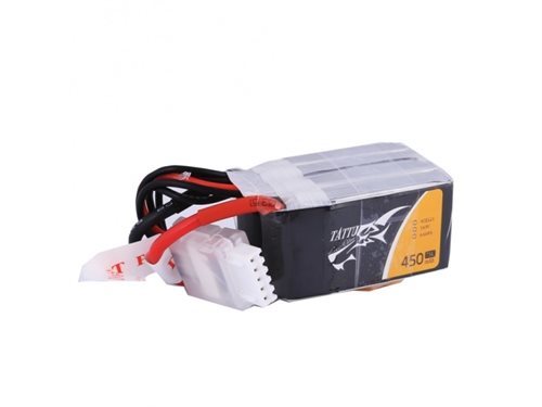 Bild av Tattu TA-75C-450-4S1P, Batteri, Quadcopter, Svart, Litium Polymer (LiPo), 450 mAh, 14,8 V