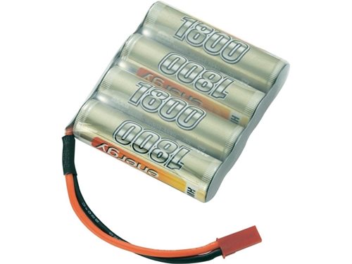 Bild av Conrad 209369, Batteri, Guld, Nickel-metallhydrid (NiMH), 1800 mAh, 4,8 V, 140 g