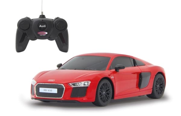 Jamara Audi R8, Vägracerbil, Elmotor, 1:24, Färdigmonterad (RTR), Röd, 6 År