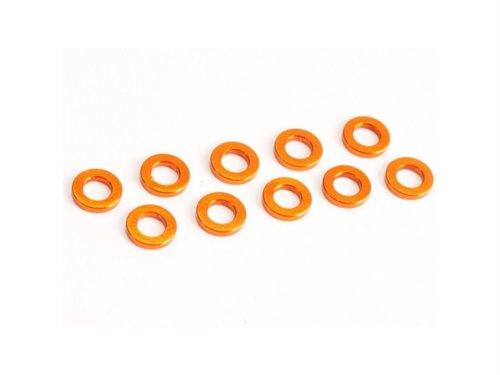 Bild av Team C TU1013 Reservedel Spændeskiver M3 1,0mm orange