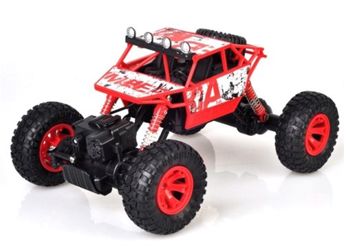 Bild av Rock Rover Fjernstyret 4WD Crawler 1:18 2.4G, Rød