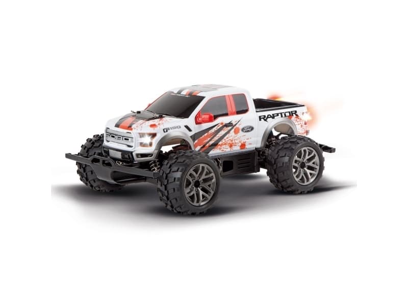 Carrera RC 370183017 Ford F-150 Raptor 1:18 RC-modelbil, begyndermodel Elektronik Monstertruck Firehjulstræk (4WD) Inkl. batteri og ladeap1 part