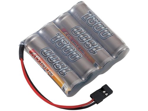 Bild av Conrad 206641, Batteri, Nickel-metallhydrid (NiMH), 1800 mAh, 4,8 V, AA, 140 g