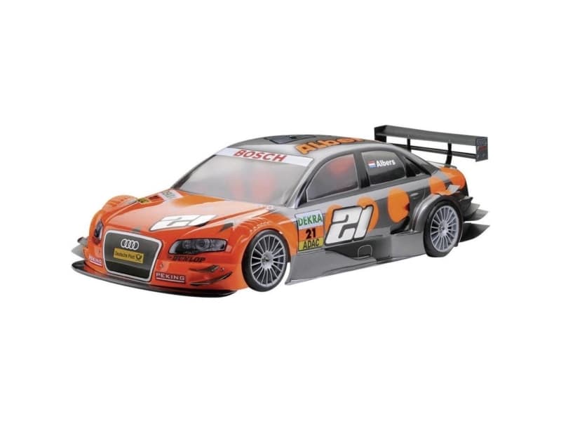Reely 237987 1:10 Karosseri Audi A4 DTM 2008 200 mm Lakeret, skåret, dekoreret