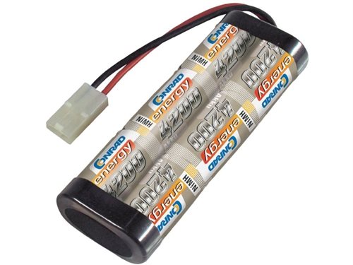 Bild av Conrad 206032, Batteri, Monster Truck Hotlander II BL, Nickel-metallhydrid (NiMH), 4200 mAh, 7,2 V, 467 g