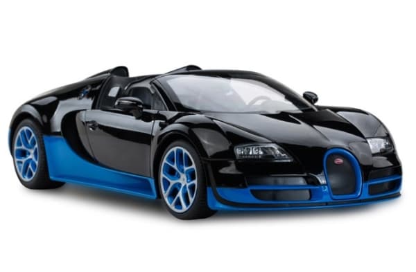 Rastar Bugatti Grand Sport Vitesse, Sportbil, Elmotor, 1:14, Färdigmonterad (RTR), Svart, Röd, Pojke/flicka