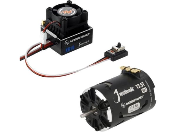 Hobbywing Xerun Justock G2.1 13,5 Turns 2800 KV 38020240 Bilmodel brushless-motorsæt 1:10, 1:12