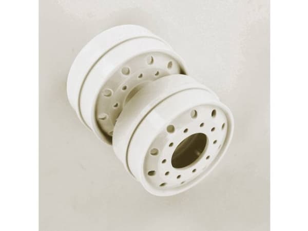 Veroma 1:16 Lastvogn Fælge 20 mm Plastic Euro-optik Hvid 2 stk