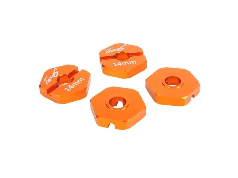 Team C TU0440OR Reservedel Aluminium hjulmedbringer 14 mm