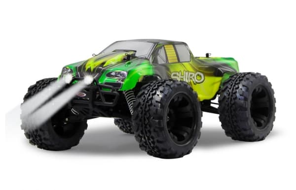 Jamara 053367, Monster truck, Elektrisk motor, 1:10, Ferdig-å-Løpe (RTR) Ready-to-Run, Svart, Grønn, 4-hjuls drift (4WD)