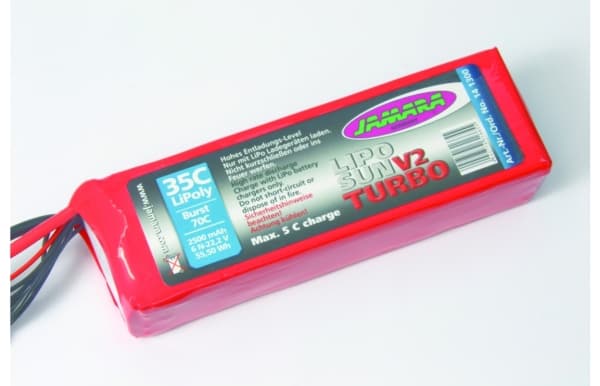Battery pack LipoSun V2 Turbo 22,2V 2500mAh