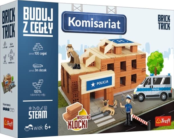Trefl Trefl 61349 Build a universal police station out of bricks