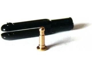 MP JET Snap plastic 17mm fi1 M2, black, 2pcs (MJ/2100B)