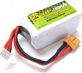 GPX Extreme 1300 mAh 14.8V 75C (GPX/GE-75C-1300-4S1P)