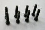 VRX Racing Round Head Self Tapping Hex Screw 3x15 8pcs. (VRX/85179)