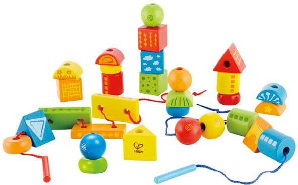 HAPE strängkuddar, regnbågsfärger, E1019