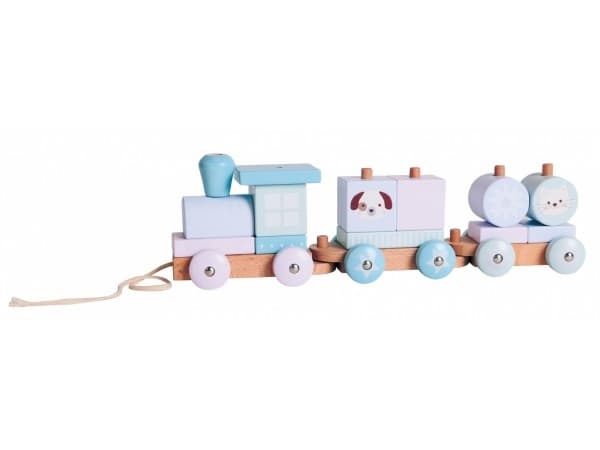 iWood Treklosser, pastell dyretog