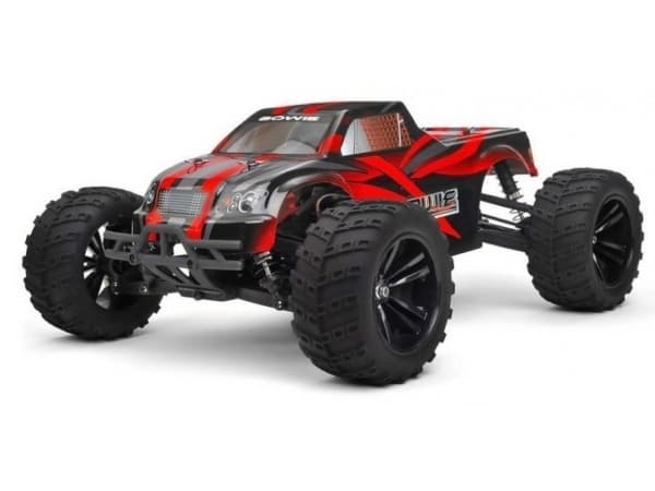 Himoto Bowie 2.4GHz Off-Road Truck, Black and Red (E10MT-31801)