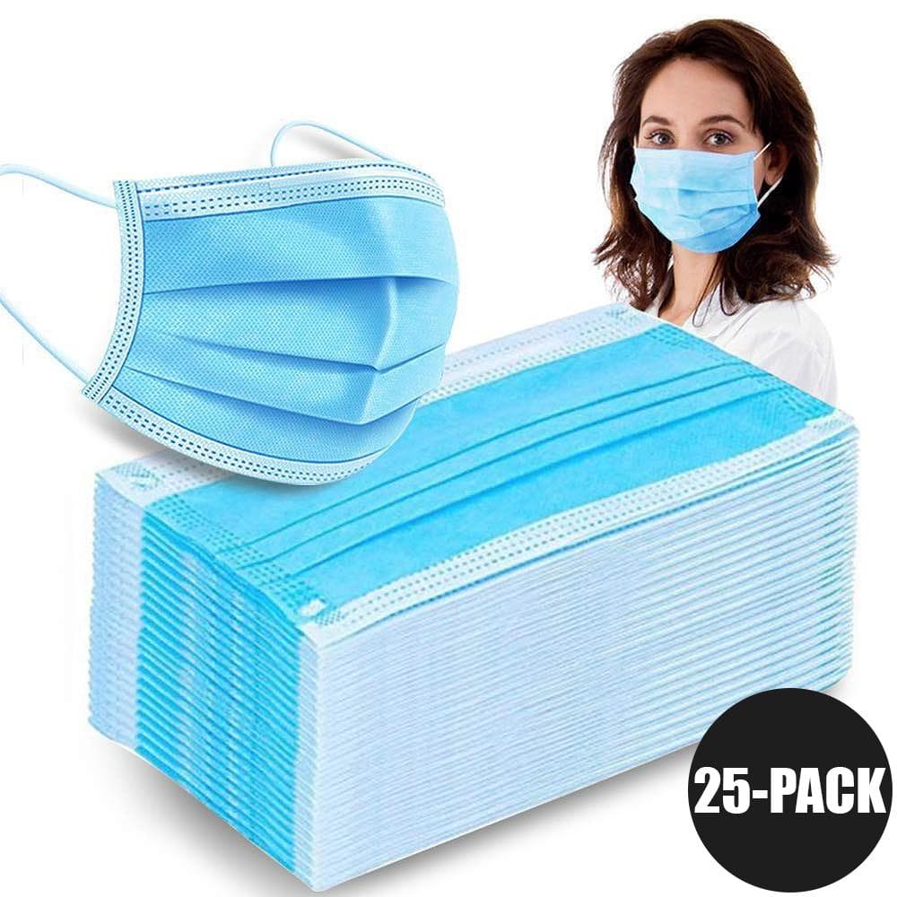 25-Pack - Munskydd - CE-Märkt - Skydd Mun - Mask Skyddsmask