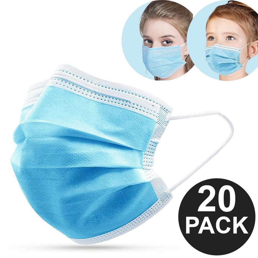 20-Pack - Munskydd Barn - CE Märkt - Skydd Mun - Mask Skyddsmask