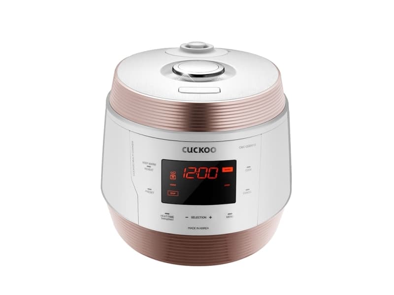 Cuckoo Icook Q5 Premium, 35 - 125 °C, 12 timer, Svart, Rustfritt stål, 508 mm, 381 mm