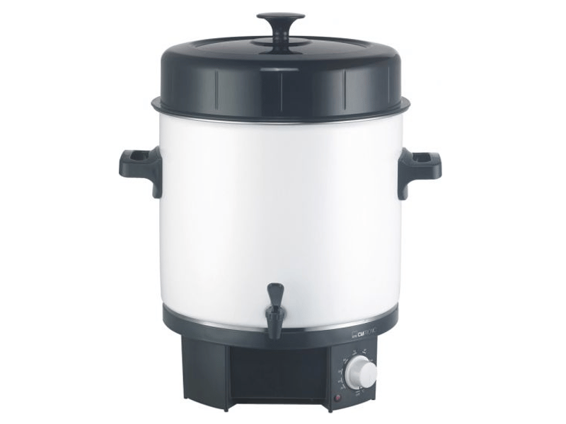 Clatronic EKA 3338, 25 l, 14 l, 30 ° C, 100 ° C, Svart, Vit, Plast