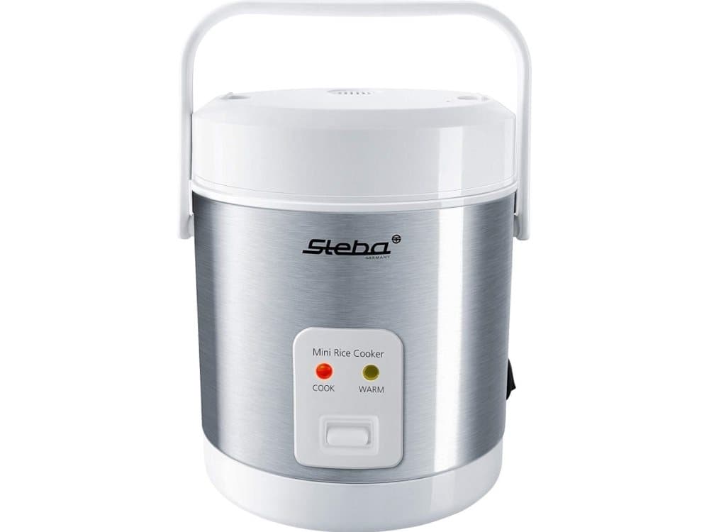 Steba mini rice cooker RK 4 M (stainless steel / white, 0.9 liters)