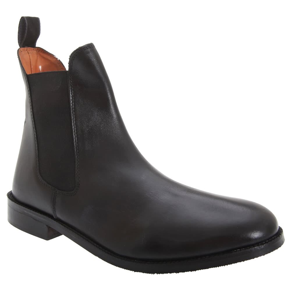 Roamers Unisex Leather Gusset Jodhpur Equestrian Riding Boots