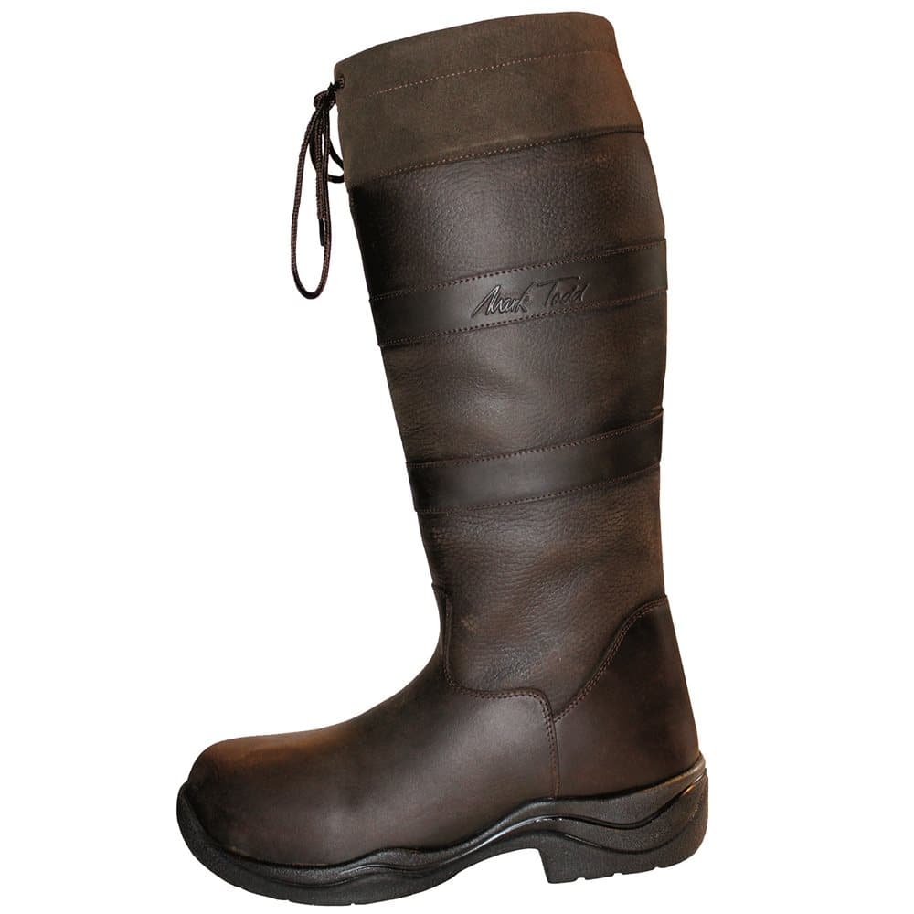 Mark Todd Adults Leather Wide Mark II Country Boots