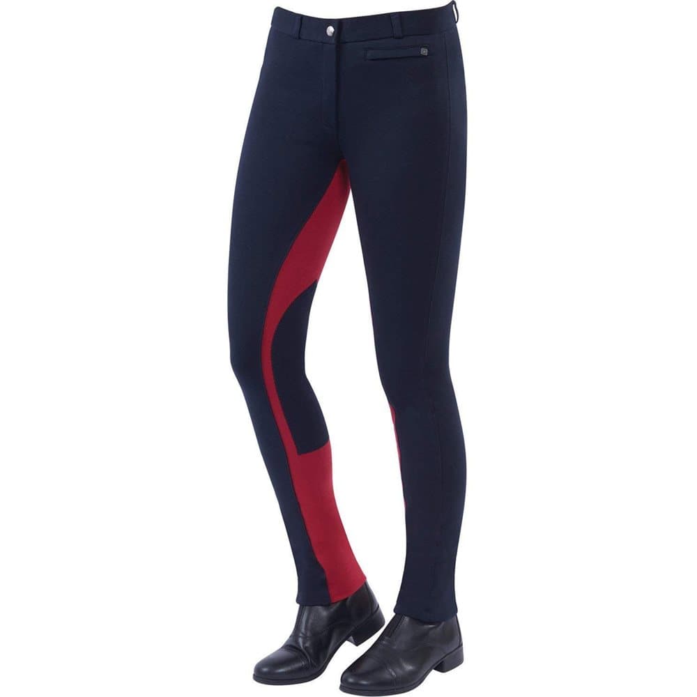 Dublin Dam / Damer Supa-fit Euro Seat Zip Up Jodhpurs