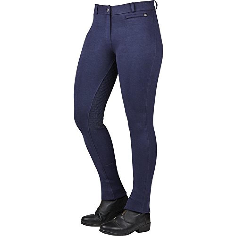 Dublin Dam / Damer Supa-fit Zip Up Gel Full Seat Jodhpurs
