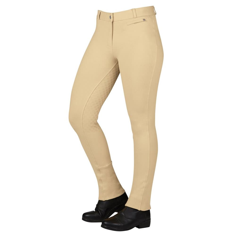 Dublin Dam / Damer Supa-fit Zip Up Gel Full Seat Jodhpurs