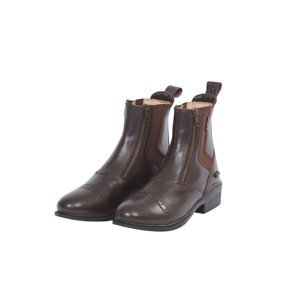 Dublin Evolution Adults Double Zip Front Leather Paddock Boots