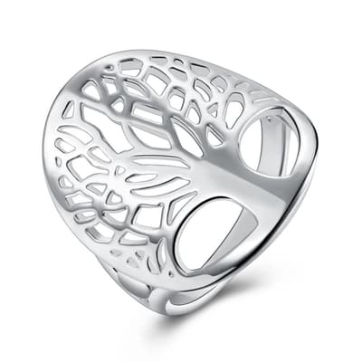 Silver Ring - Livets Träd - Symbol för Livet - Stl 18,9