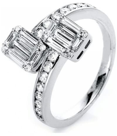 Diamondgroup Dam 1J549W853-2 ringar