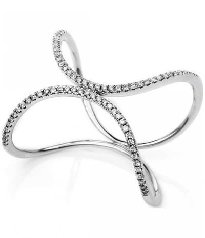 Diamondgroup Dam 1J645W853-1 ringar
