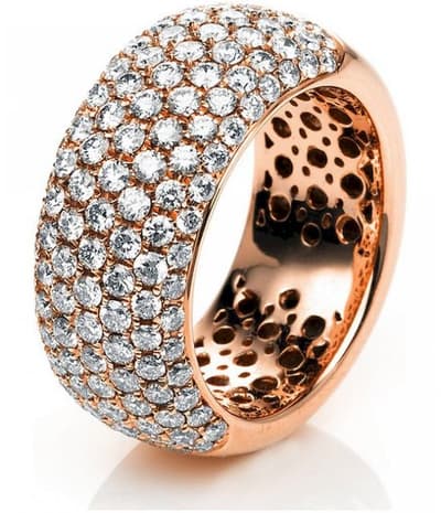 Diamondgroup Dam 1H144R853-4 ringar