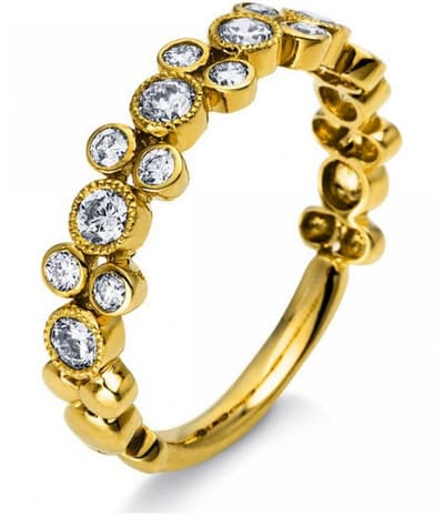 Diamondgroup Dam 1M298G853-1 ringar